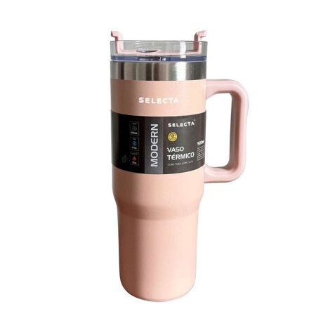 MUG TERMICO MODERN ACERO INOX 900ML SELECTA ROSA