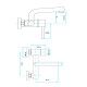 Grifo De Cocina De Pared Cromado CROMO