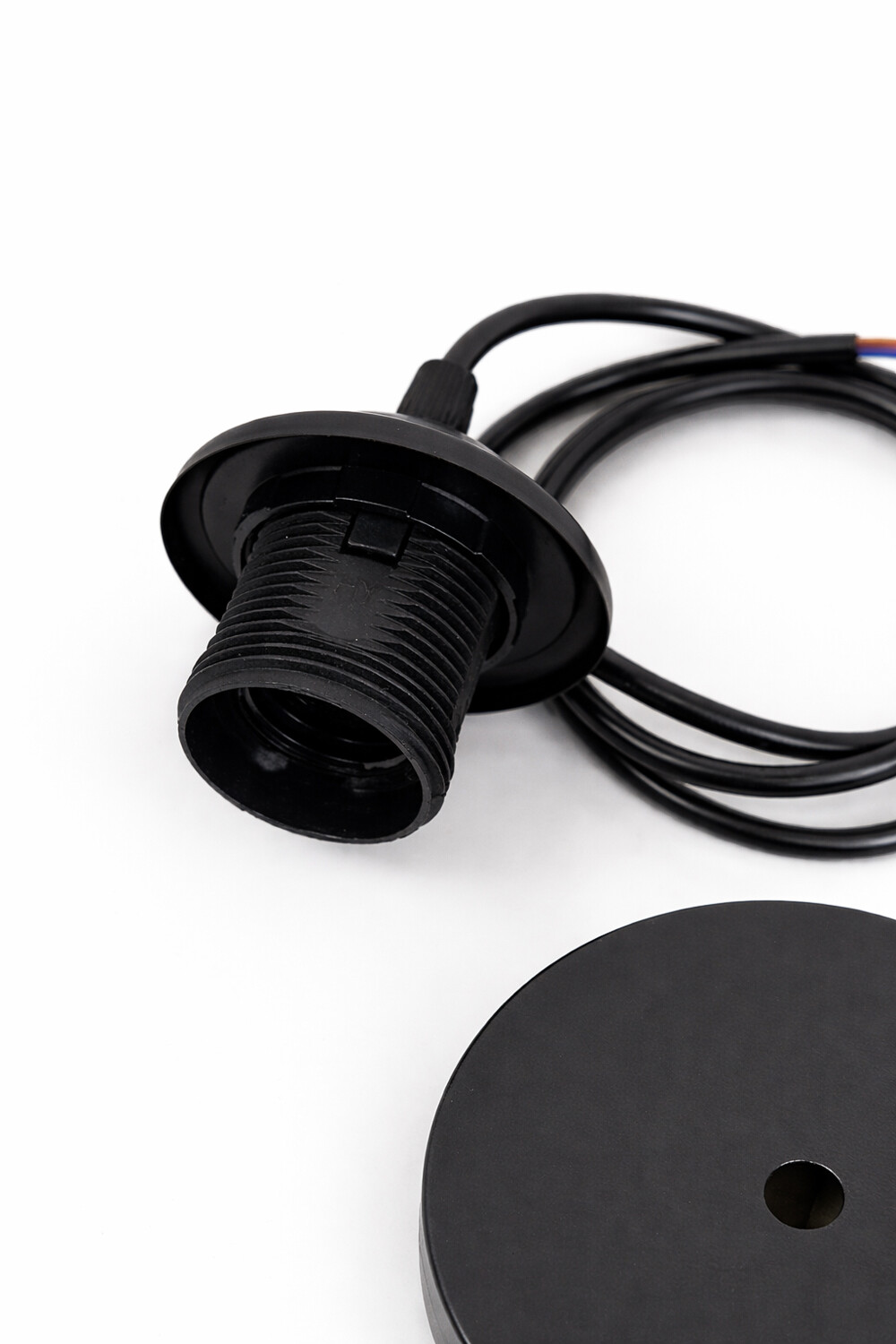 Portalámpara Clair Negro