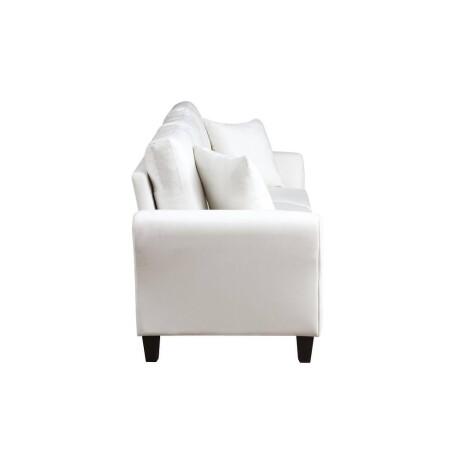 Sillón Sofá Venecia 3 Cuerpos - Blanco + Almohadones Sillón Sofá Venecia 3 Cuerpos - Blanco + Almohadones