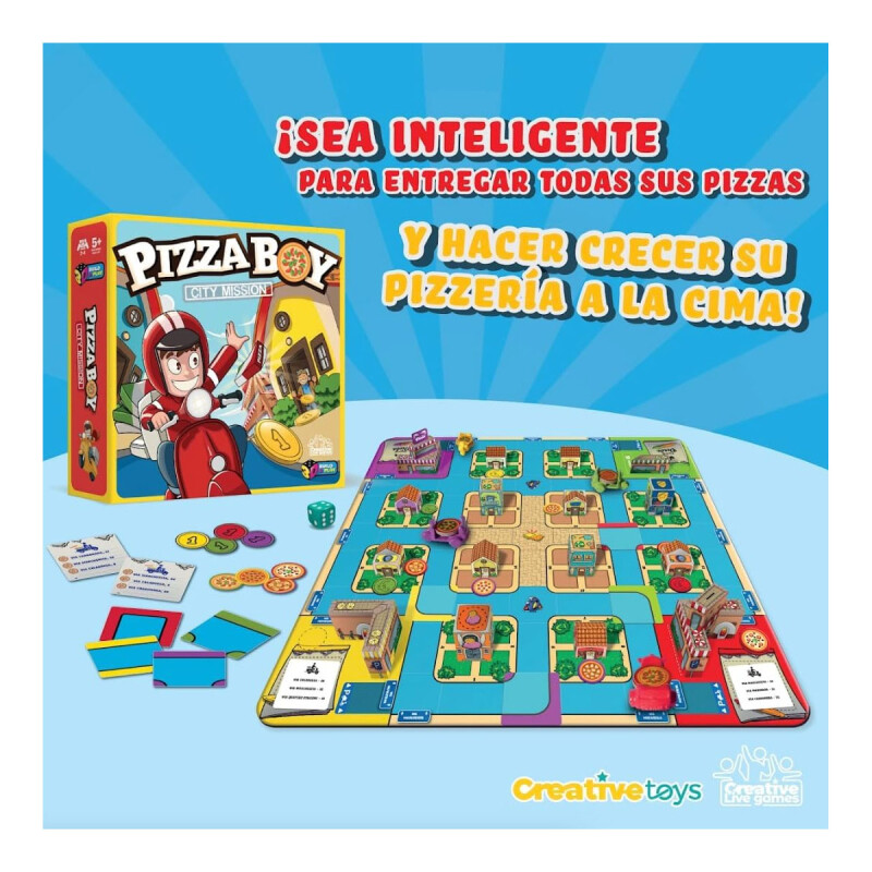 Pizza Boy City Mission Juegos de Mesa Pizza Boy City Mission Juegos de Mesa