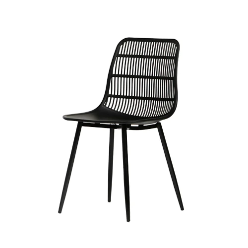 Silla Alaska - Patas de Metal Negro