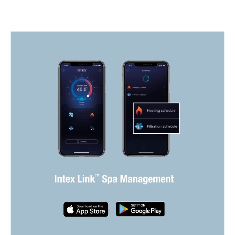 INTEX PURESPA GREYSTONE SQUARE CAPACIDAD 6 PERSONAS Intex Purespa Greystone Square Capacidad 6 Personas