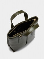 Bolso Tote Con Bandolera caqui