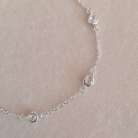 Pulsera DALIA en Plata 925 con Zirconia cúbica cristal