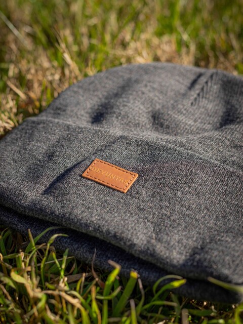 Gorro de lana Gris