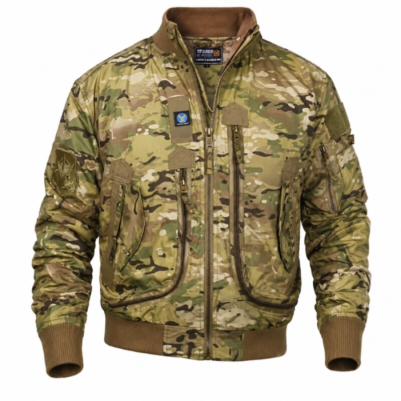 Campera Aviadora MA-1 Camuflado