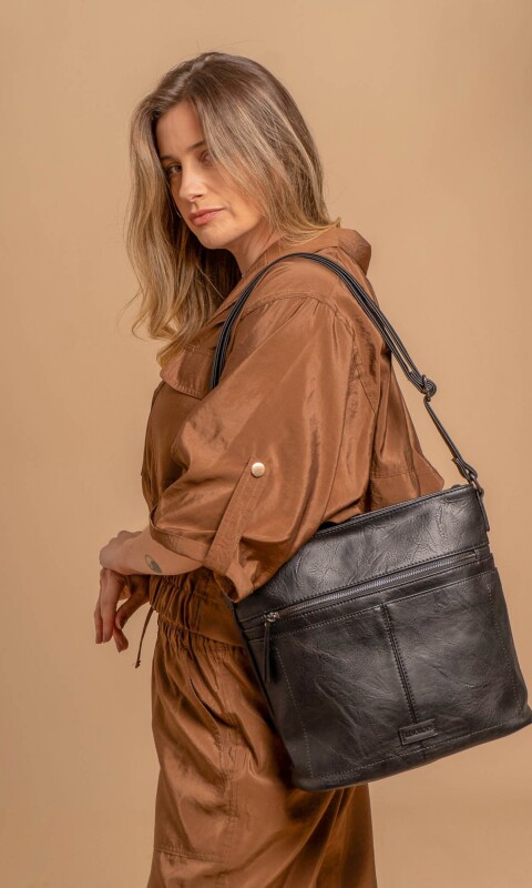 BANDOLERA MORRAL QUINA NEGRO