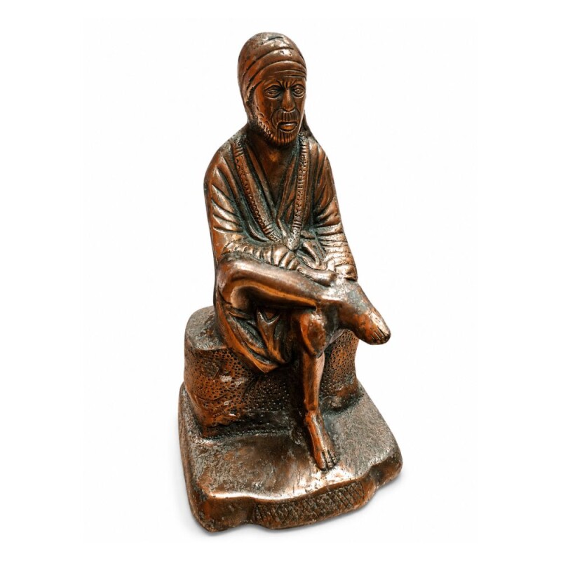 SAI BABA DE METAL COBRIZO - 690/23 X 12 CM Sai Baba De Metal Cobrizo - 690/23 X 12 Cm