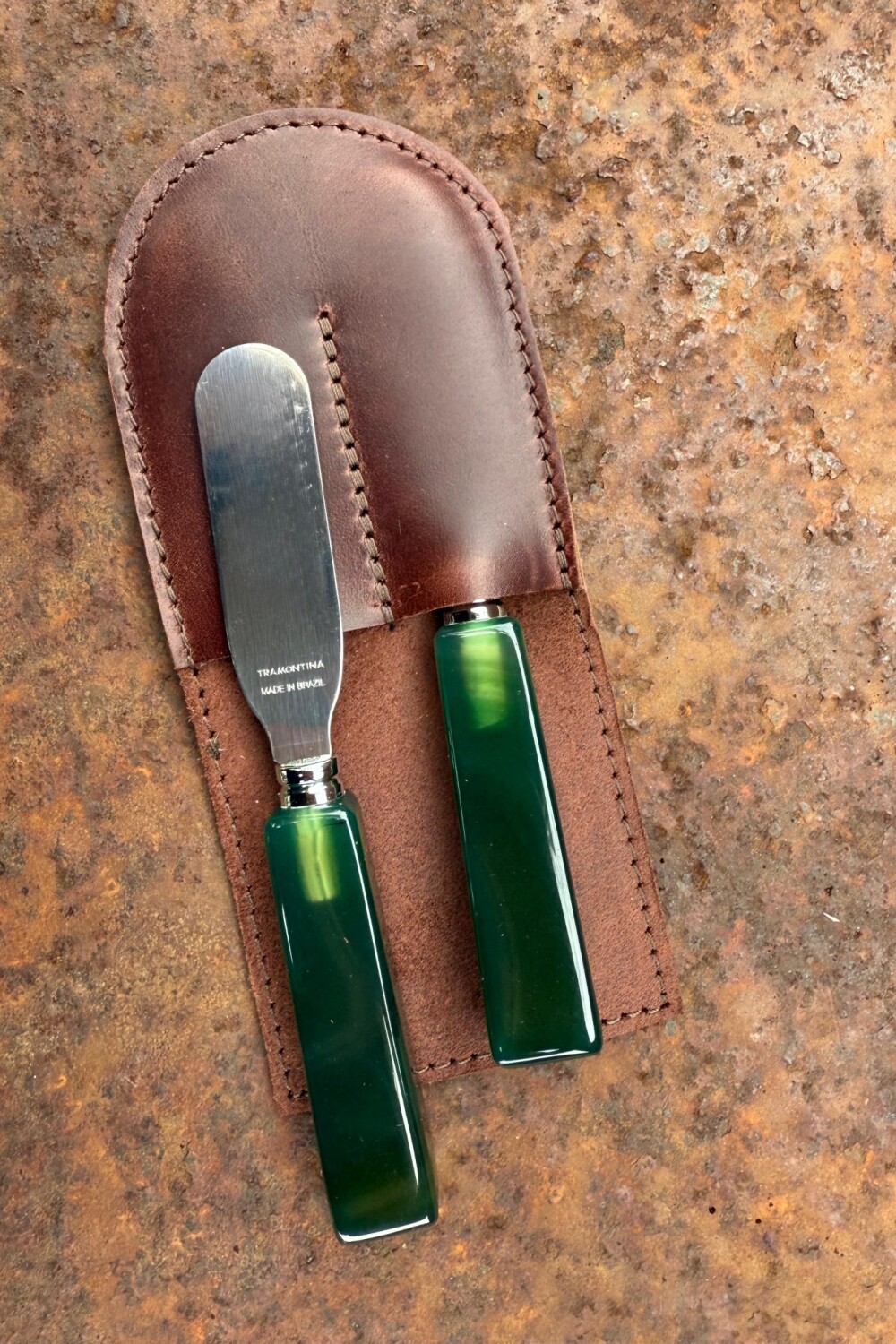 Snack Knife Verde Inglés