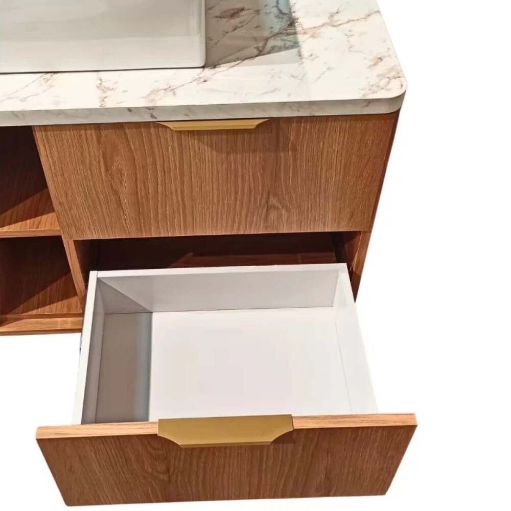 Mueble de baño suspendido Caroline 100 cm Catedral con bacha Mueble De Baño Suspendido Caroline 100 Cm Catedral Con Bacha