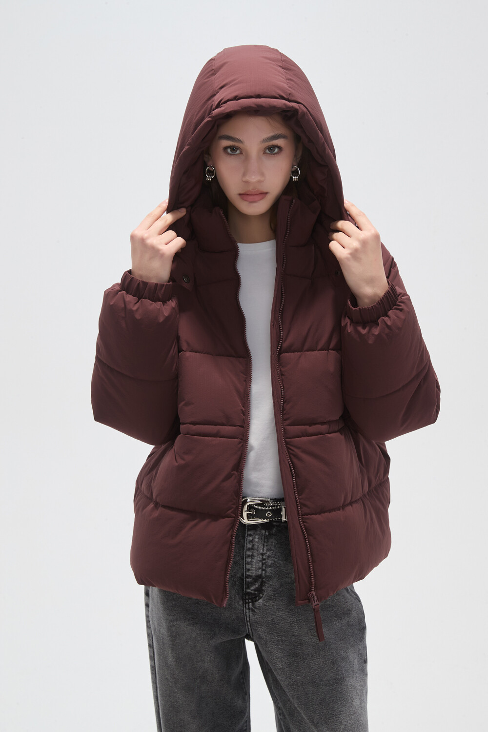 Campera Calda Cereza Oscuro