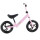 Bicicleta De Metal Sin Pedales P/ Niños Ruedas Goma Rosa
