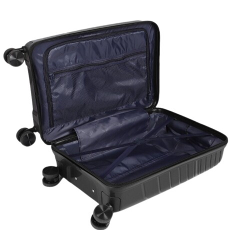 Valija Carry On con bolsillo para laptop Negro