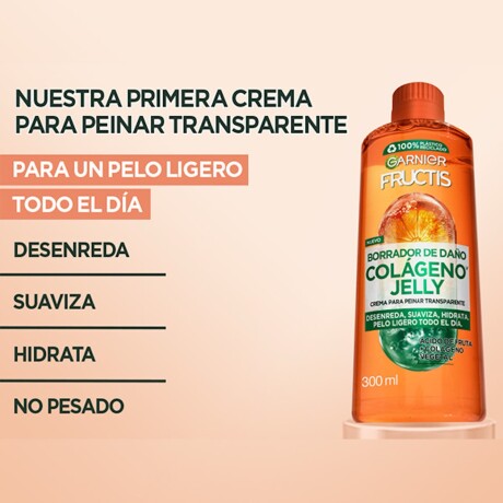 Crema para Peinar Garnier Fructis Borrador de Daño Oil Control 10 en 1 300ml Crema para Peinar Garnier Fructis Borrador de Daño Oil Control 10 en 1 300ml