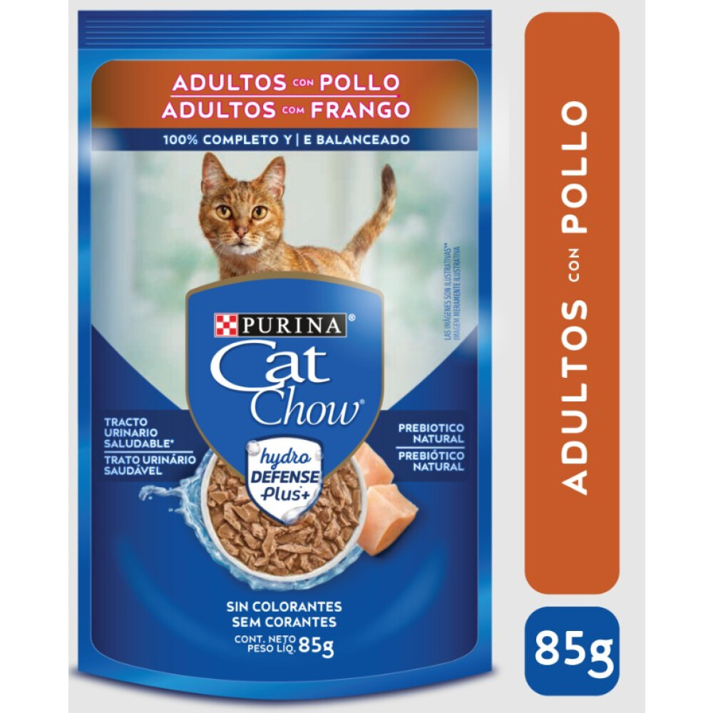 ALIMENTO GATOS CAT CHOW ADULTOS POLLO 85GR ALIMENTO GATOS CAT CHOW ADULTOS POLLO 85GR