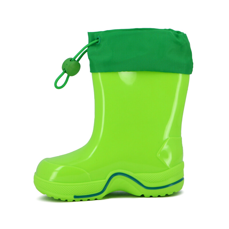 Macri Bota Lluvia Niños Dino Verde