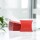 Pack x 100 - estuche pillow 7 x 8 cm. ROJO