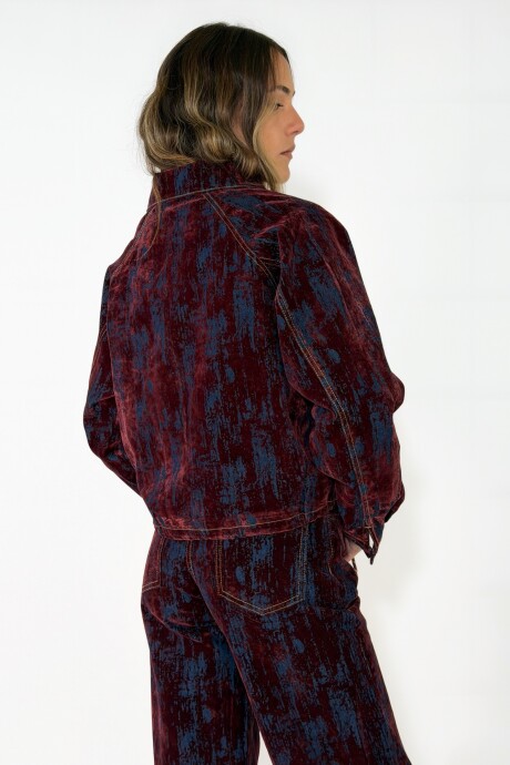 CHAQUETA ZARIA Bordo