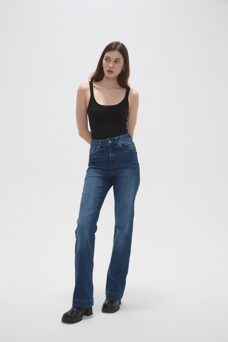 Pantalon Frankie - Azul Medio 