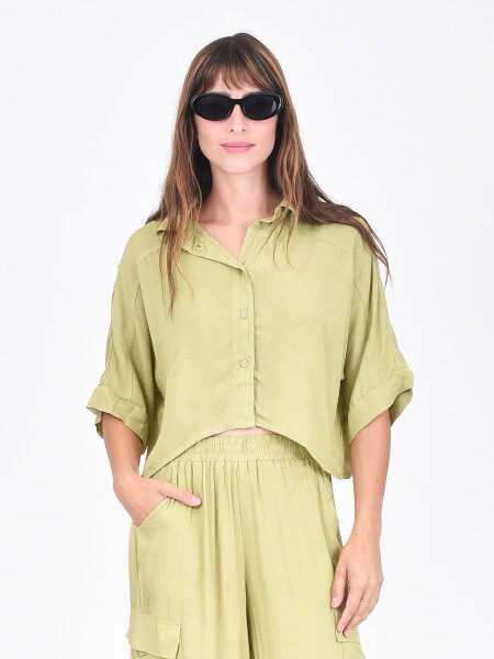 CAMISA MUGE OLIVA