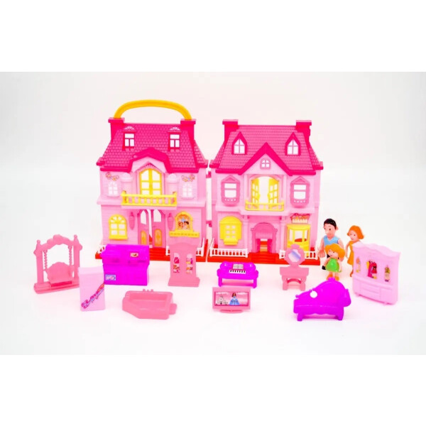 Casa De Muñecas Con Accesorios Casa De Muñecas Con Accesorios