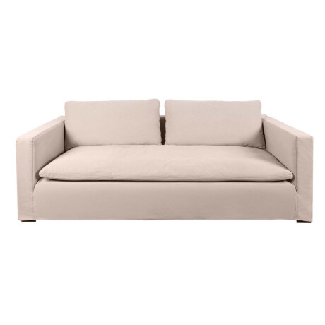 SOFÁ 3 CUERPOS TELA NATURAL-BEIGE NUNU BEIGE