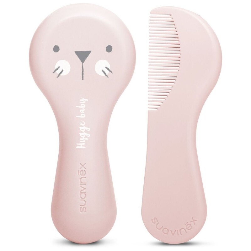 Set de Peine y Cepillo Suavinex Rosa