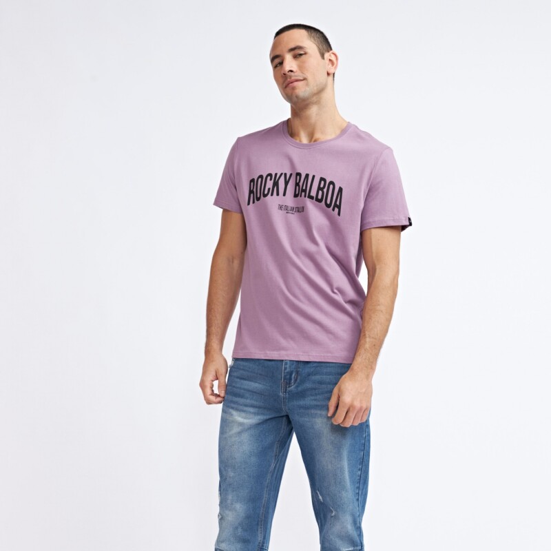 Remera Hombre M/C Alg.C/Estam.N+ Topo