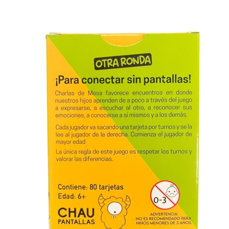 CHARLAS DE MESA, OTRA RONDA CHARLAS DE MESA, OTRA RONDA
