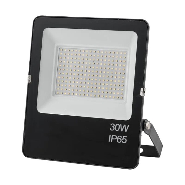 Foco Reflector Led 30W Luz Fria Ip66 Exterior Patio Jardin Variante Color Negro