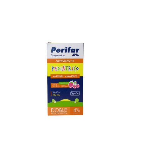 Analgésico Antifebril Perifar Pediátrico 4% Suspensión Oral 001