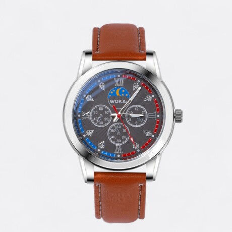 Reloj De Pulsera Masculino Liam Marrón