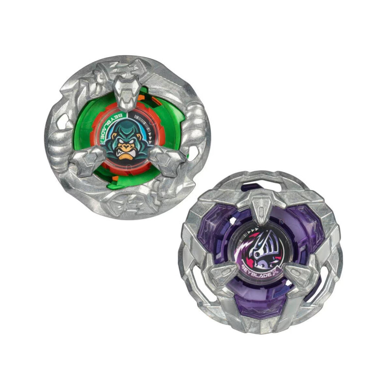 Conjunto doble de Beyblade X Yell Kong 3-60GB y Helm Knight 5-80T