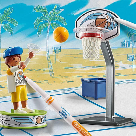Juegos de Basquetbol para Pintar Playmobil 15 Piezas U