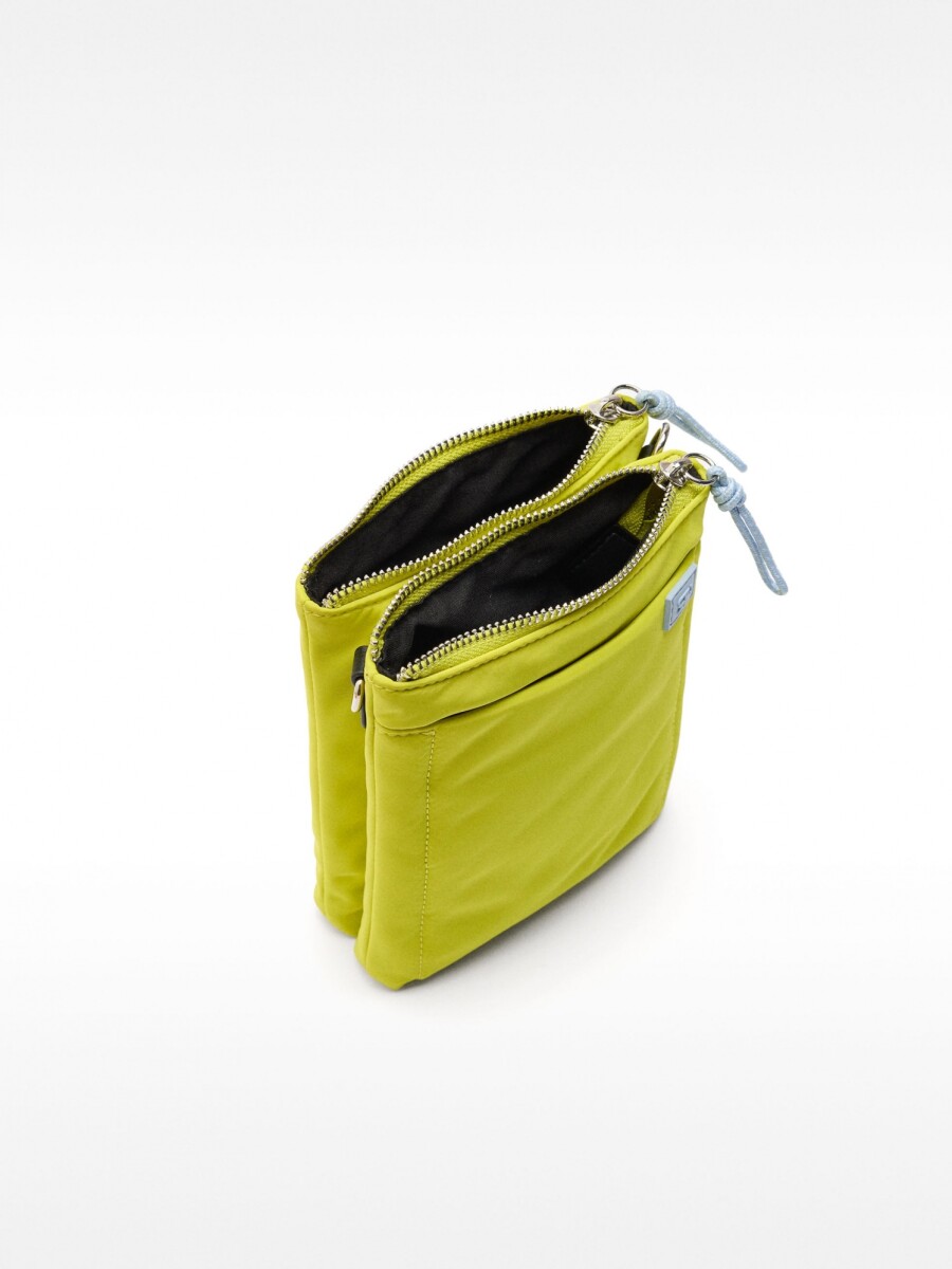 Bolso Bandolera Doble De Nylon lima