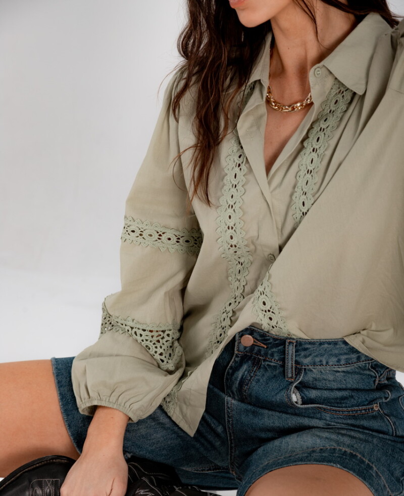 Camisa Francesca verde