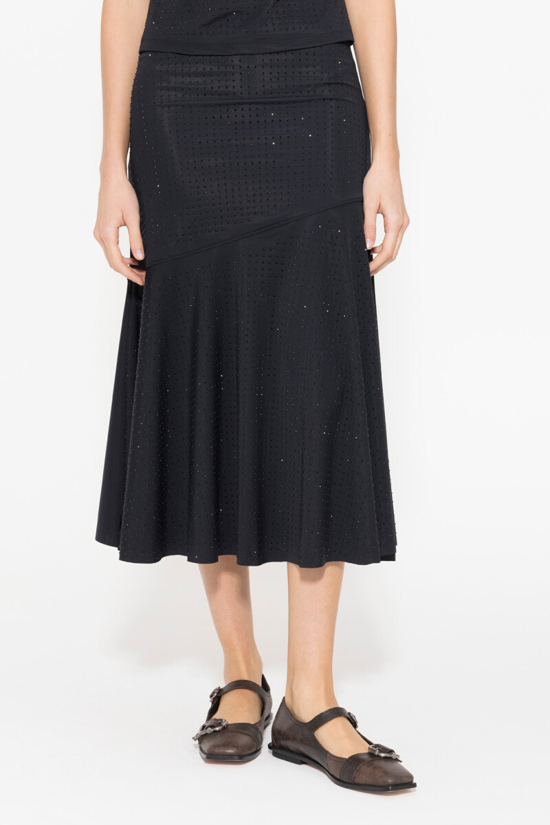 POLLERA MILAGROS Negro