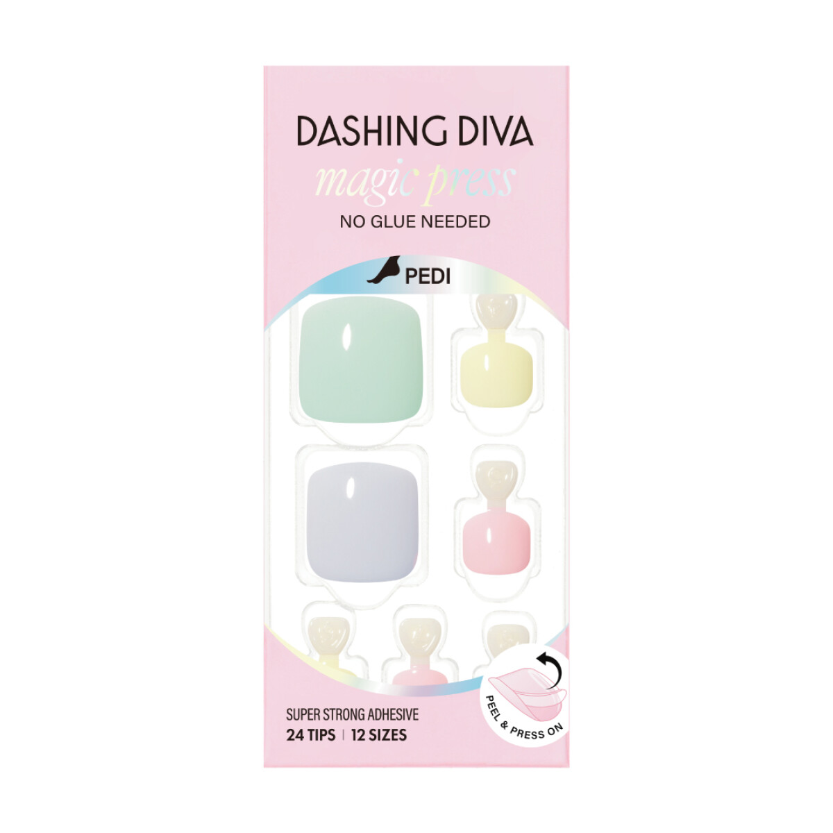 UÑAS EN GEL LISTAS (PRESS ON) - PASTEL CANDY 