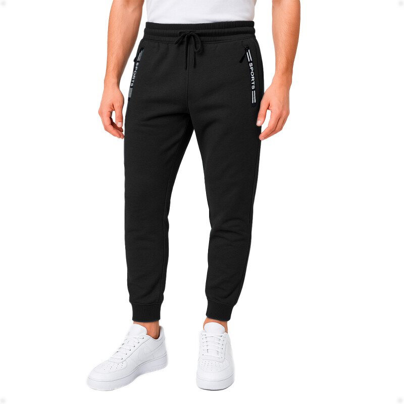 Pantalón Jogging Deportivo Negro Talla M-L