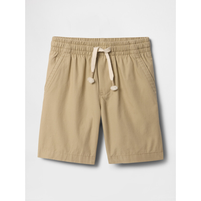 V-PO WVN SHORT KHAKI