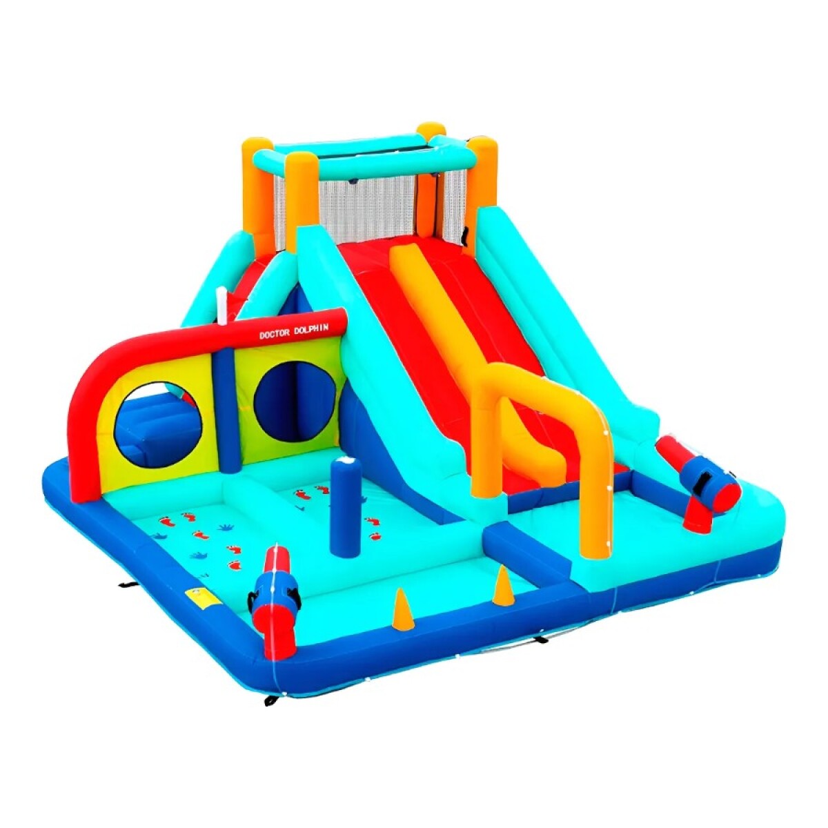 Castillo inflable XL con tobogán 