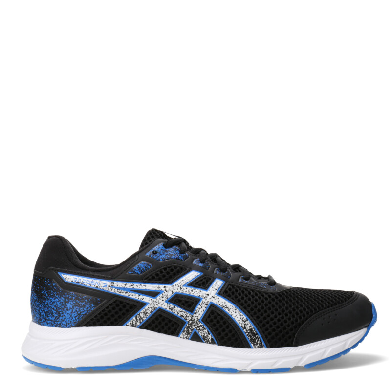 Championes de Hombre Asics Raiden 3 Negro - Azul - Blanco