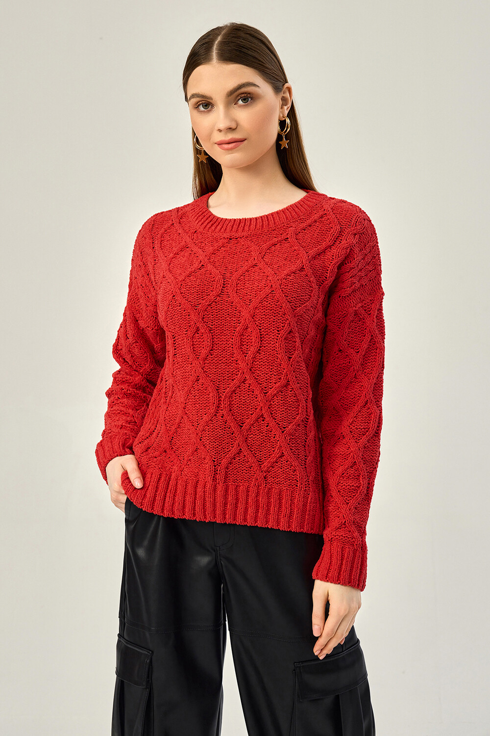 Sweater Loanina Rojo Coral