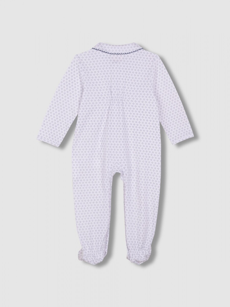 Pijama Manga Larga Gris