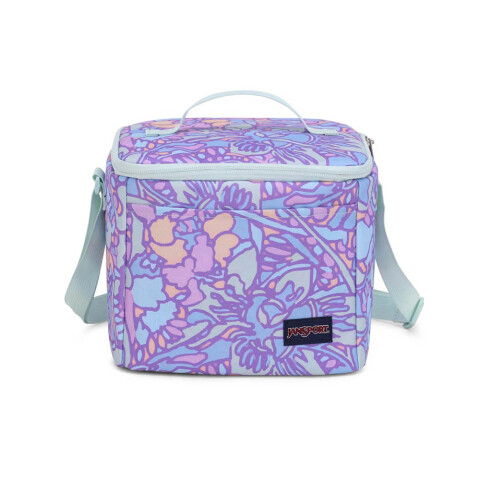 Lonchera Térmica Super Snack Fluid Floral Pastel Lilac