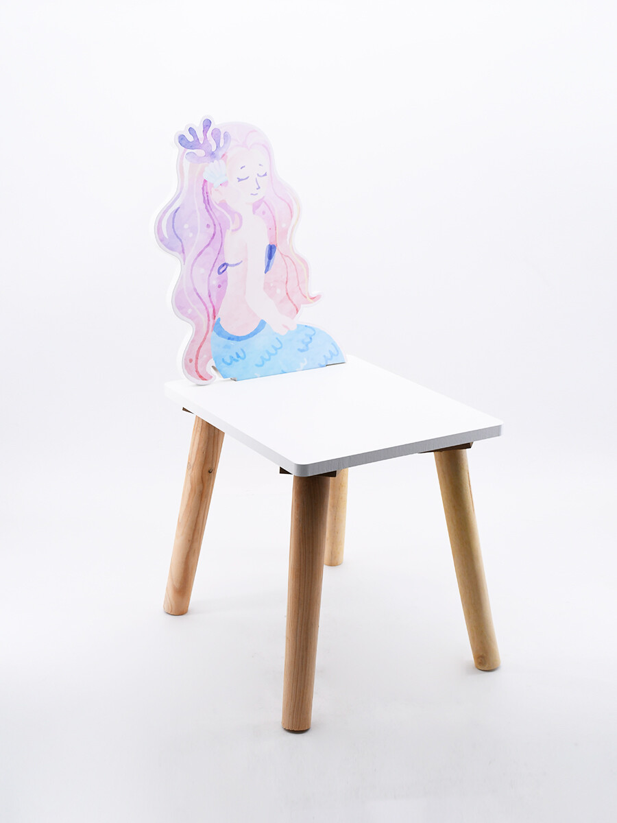 SILLA COLA SIRENA - BLANCO 