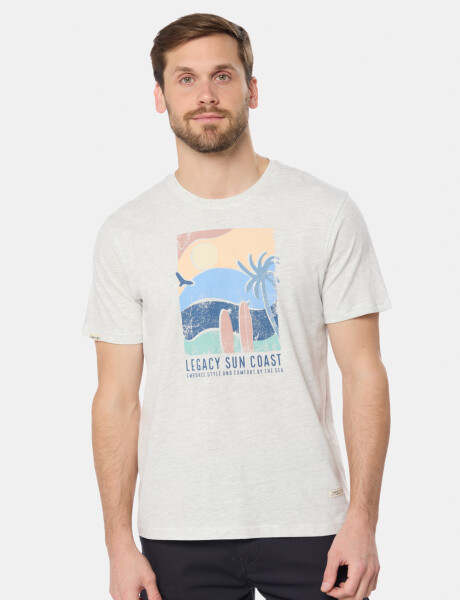 REMERA ESTAMPADA Gris