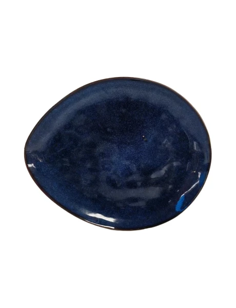 PLATO DE POSTRE 21x18CM GLAZE AZUL PLATO DE POSTRE 21x18CM GLAZE AZUL