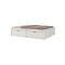 Cama Madera Maciza Con Cajones - Queen - Linea beauty Blanco